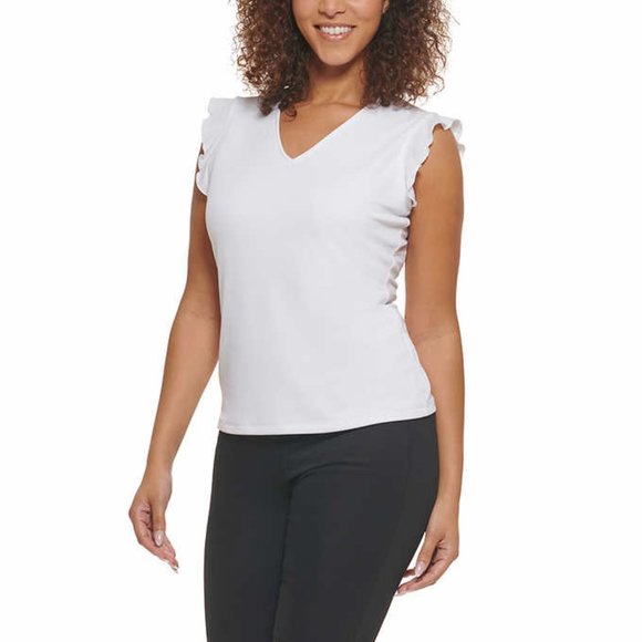 Andrew Marc Ladies' Ruffle Sleeve Blouse - Picture 6 of 6